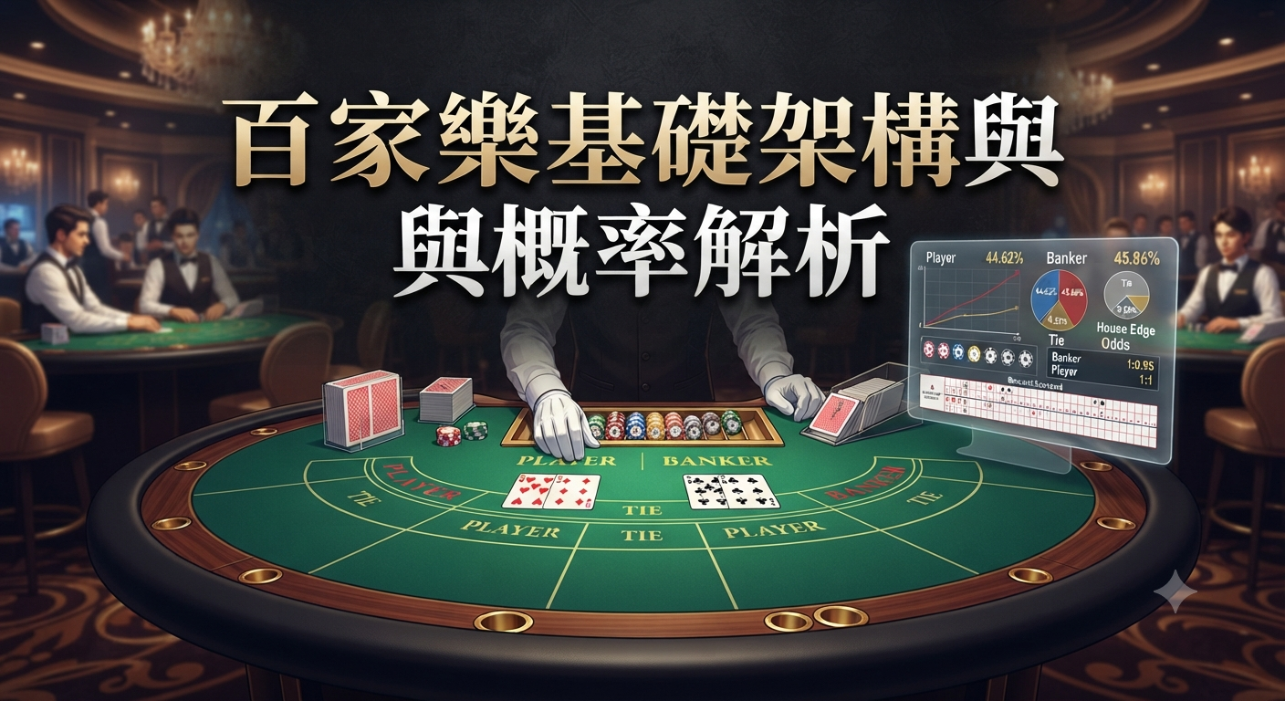 百家樂基礎架構與概率解析